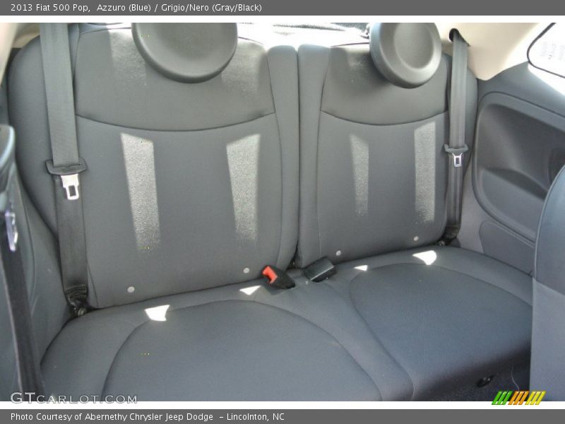 Azzuro (Blue) / Grigio/Nero (Gray/Black) 2013 Fiat 500 Pop