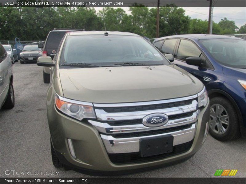 Ginger Ale Metallic / Medium Light Stone 2013 Ford Edge Limited