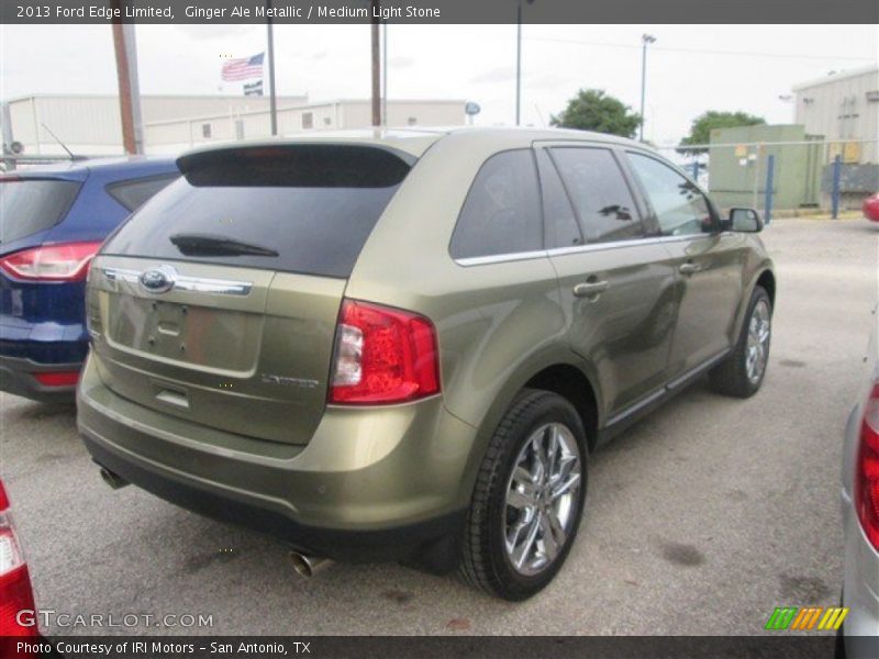 Ginger Ale Metallic / Medium Light Stone 2013 Ford Edge Limited