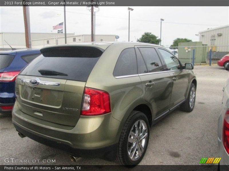 Ginger Ale Metallic / Medium Light Stone 2013 Ford Edge Limited