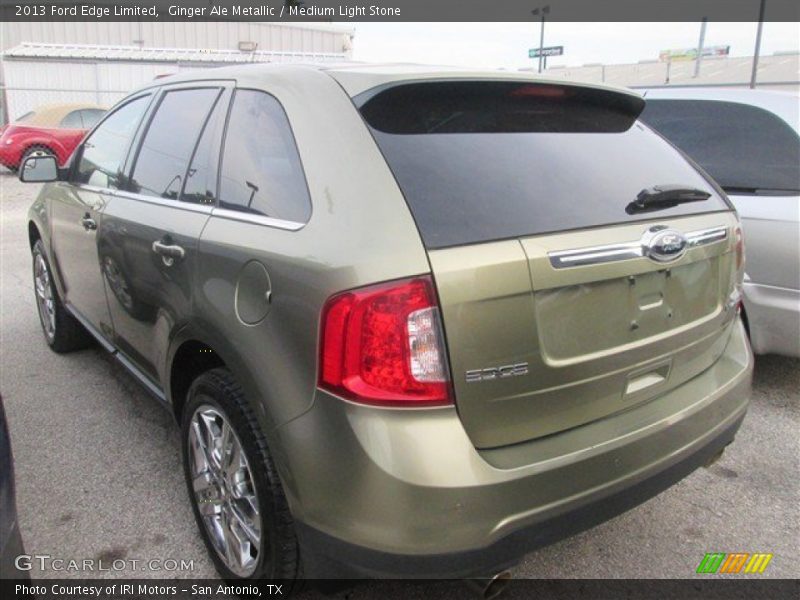 Ginger Ale Metallic / Medium Light Stone 2013 Ford Edge Limited