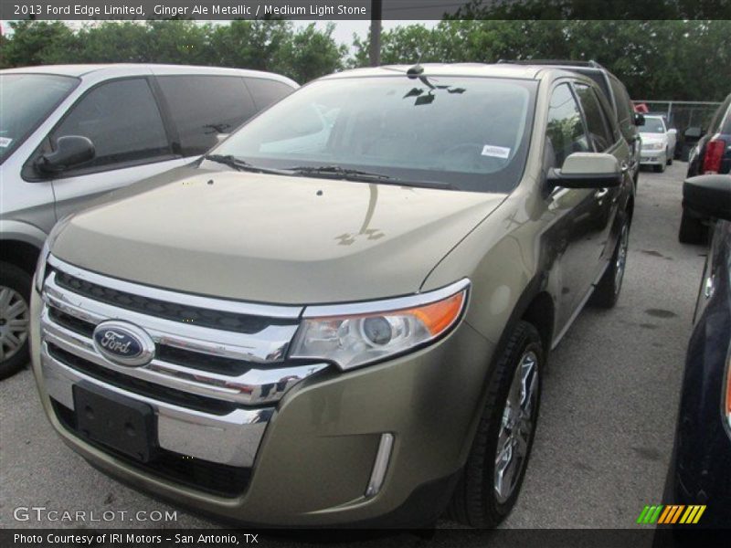 Ginger Ale Metallic / Medium Light Stone 2013 Ford Edge Limited