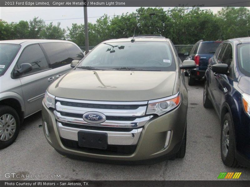 Ginger Ale Metallic / Medium Light Stone 2013 Ford Edge Limited
