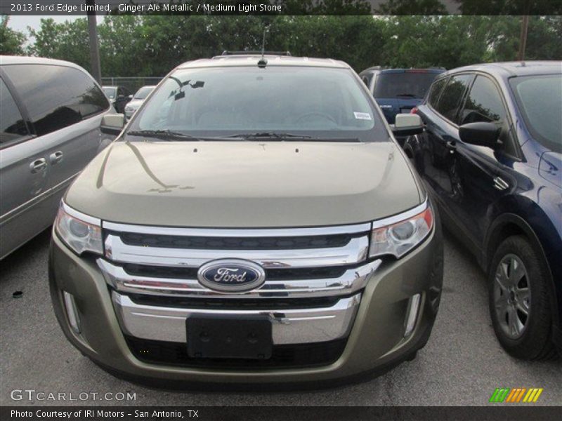 Ginger Ale Metallic / Medium Light Stone 2013 Ford Edge Limited