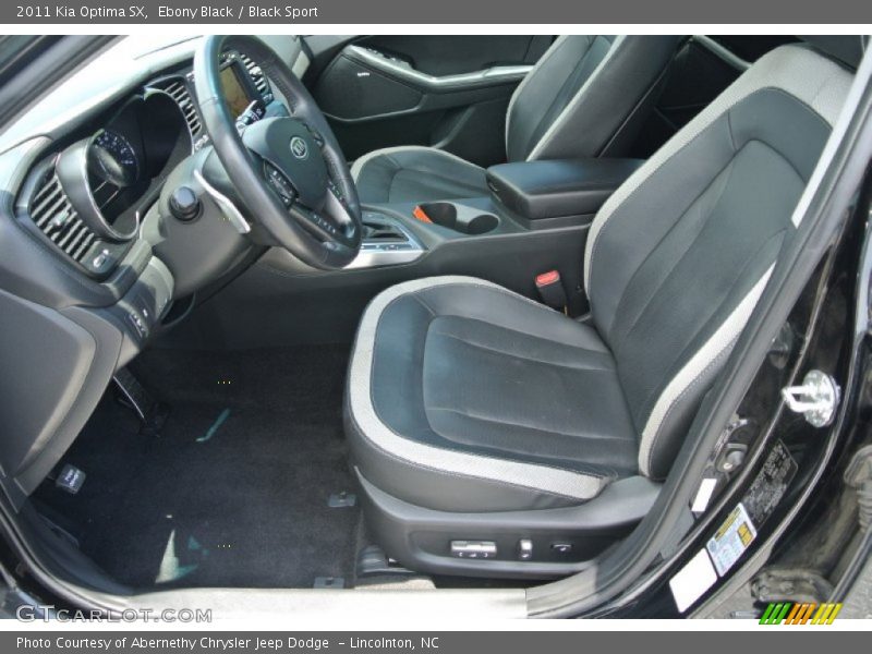 Ebony Black / Black Sport 2011 Kia Optima SX