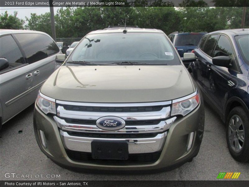 Ginger Ale Metallic / Medium Light Stone 2013 Ford Edge Limited