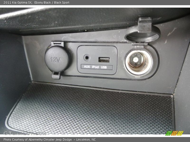 Ebony Black / Black Sport 2011 Kia Optima SX