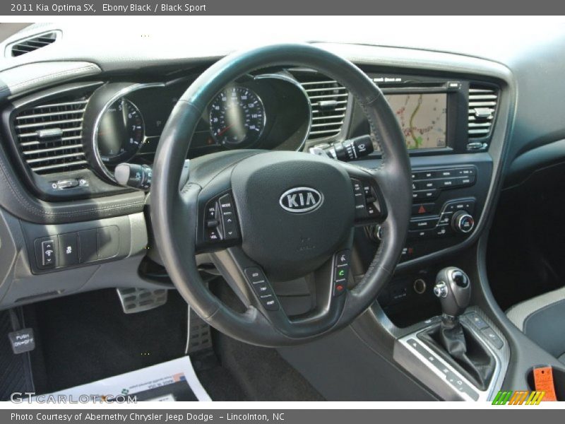 Ebony Black / Black Sport 2011 Kia Optima SX