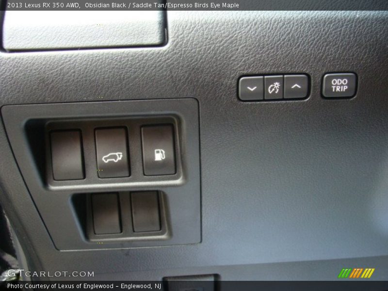 Obsidian Black / Saddle Tan/Espresso Birds Eye Maple 2013 Lexus RX 350 AWD