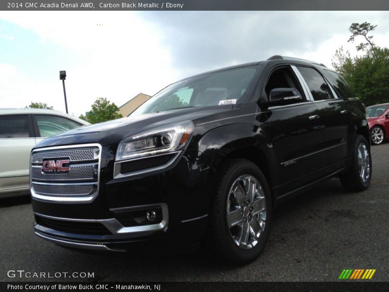 Carbon Black Metallic / Ebony 2014 GMC Acadia Denali AWD