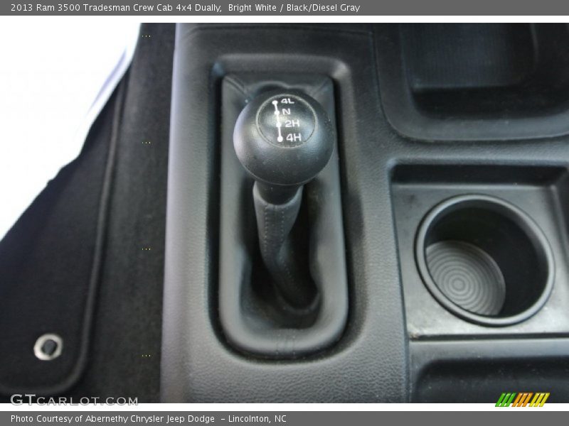 Bright White / Black/Diesel Gray 2013 Ram 3500 Tradesman Crew Cab 4x4 Dually