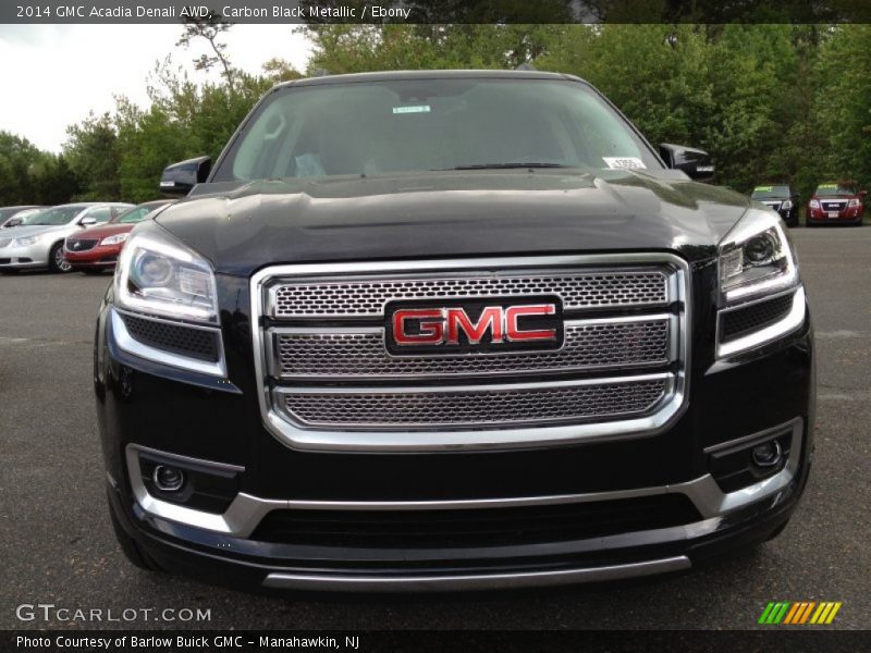 Carbon Black Metallic / Ebony 2014 GMC Acadia Denali AWD