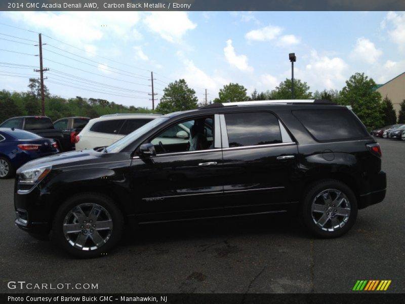 Carbon Black Metallic / Ebony 2014 GMC Acadia Denali AWD