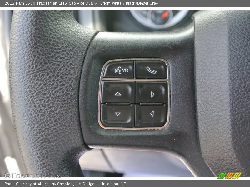 Bright White / Black/Diesel Gray 2013 Ram 3500 Tradesman Crew Cab 4x4 Dually