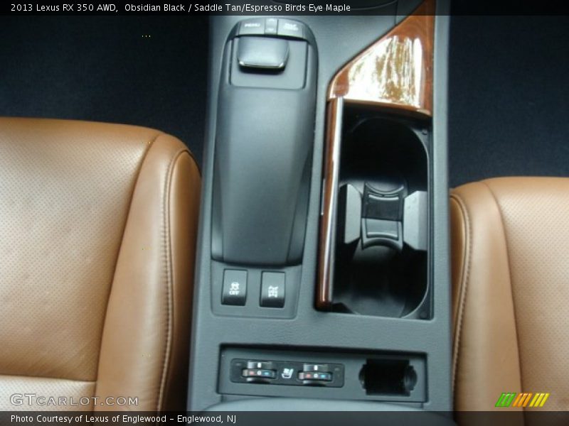 Obsidian Black / Saddle Tan/Espresso Birds Eye Maple 2013 Lexus RX 350 AWD