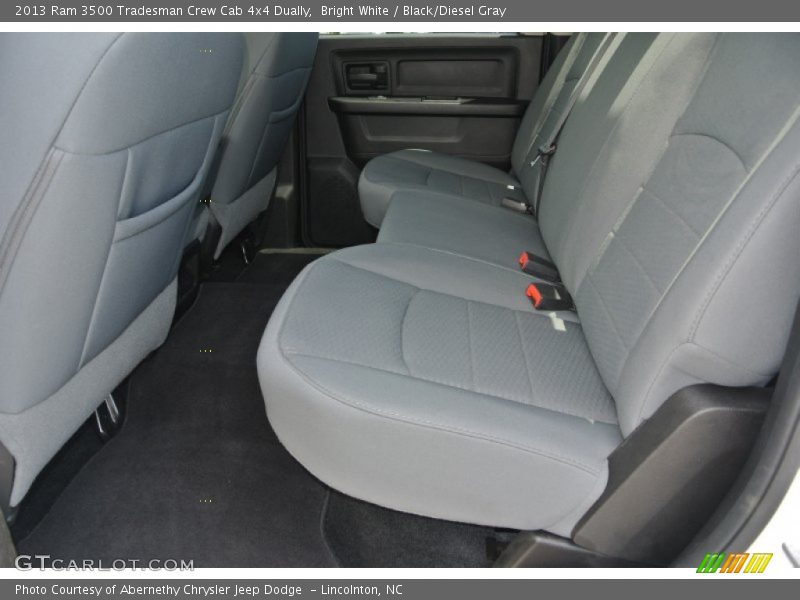 Bright White / Black/Diesel Gray 2013 Ram 3500 Tradesman Crew Cab 4x4 Dually