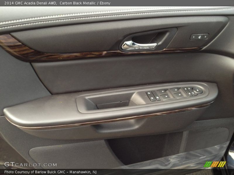 Carbon Black Metallic / Ebony 2014 GMC Acadia Denali AWD