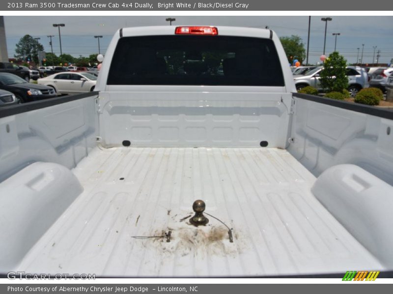 Bright White / Black/Diesel Gray 2013 Ram 3500 Tradesman Crew Cab 4x4 Dually