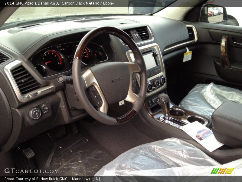 Carbon Black Metallic / Ebony 2014 GMC Acadia Denali AWD