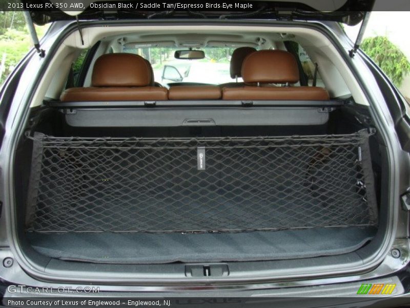 Obsidian Black / Saddle Tan/Espresso Birds Eye Maple 2013 Lexus RX 350 AWD