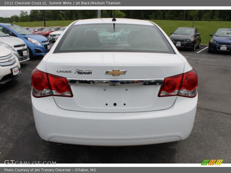 Summit White / Jet Black/Medium Titanium 2012 Chevrolet Cruze LS