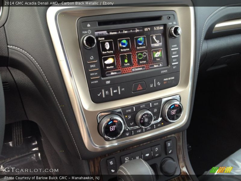 Carbon Black Metallic / Ebony 2014 GMC Acadia Denali AWD