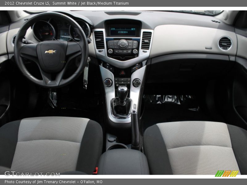 Summit White / Jet Black/Medium Titanium 2012 Chevrolet Cruze LS