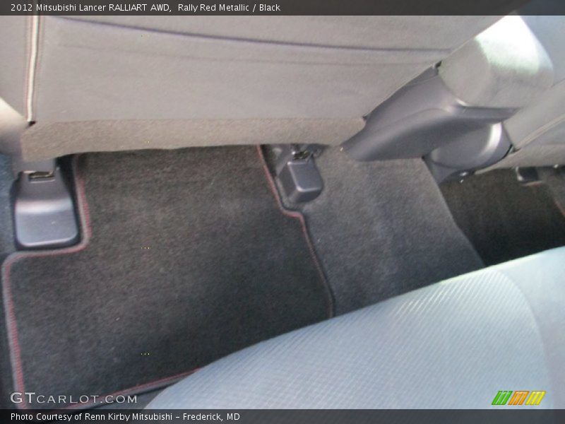 Rally Red Metallic / Black 2012 Mitsubishi Lancer RALLIART AWD