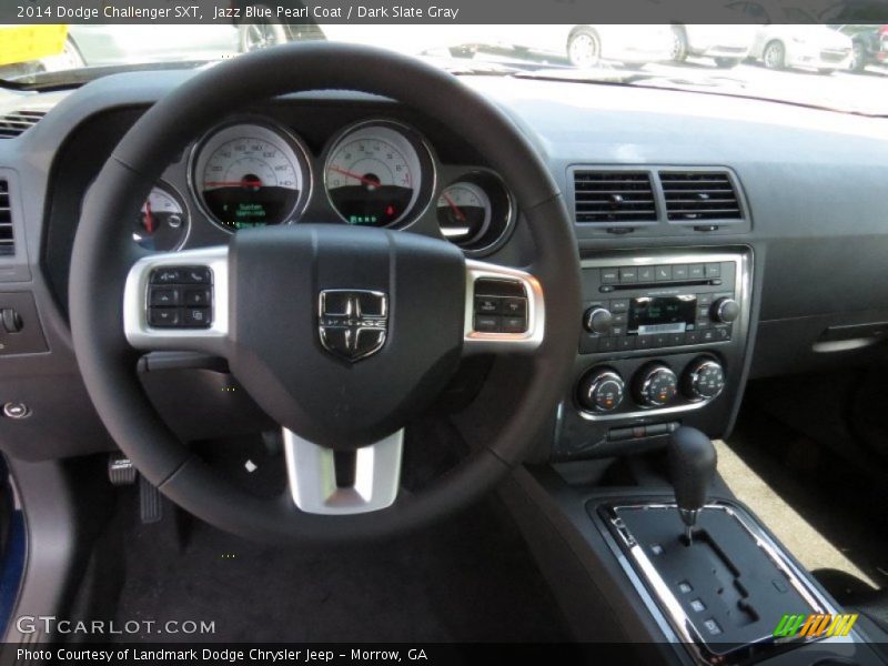 Jazz Blue Pearl Coat / Dark Slate Gray 2014 Dodge Challenger SXT