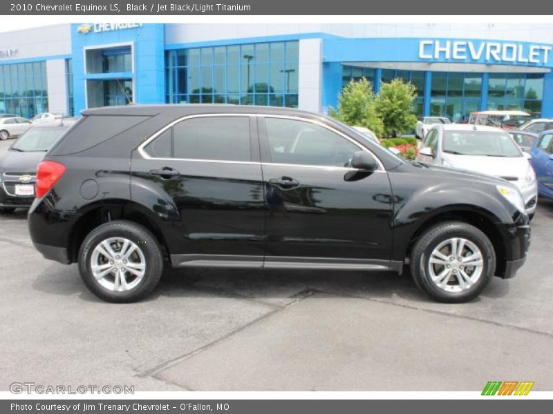 Black / Jet Black/Light Titanium 2010 Chevrolet Equinox LS