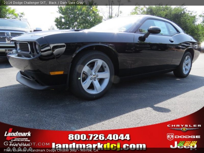 Black / Dark Slate Gray 2014 Dodge Challenger SXT