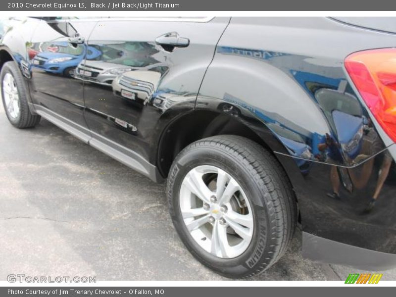 Black / Jet Black/Light Titanium 2010 Chevrolet Equinox LS
