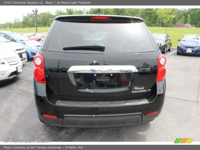 Black / Jet Black/Light Titanium 2010 Chevrolet Equinox LS