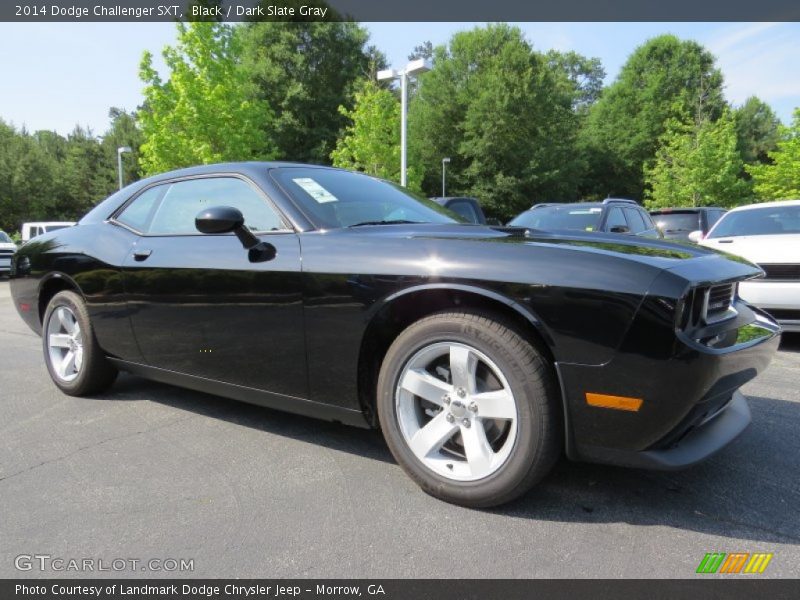 Black / Dark Slate Gray 2014 Dodge Challenger SXT