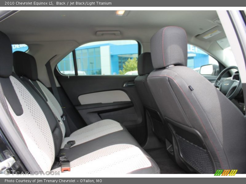 Black / Jet Black/Light Titanium 2010 Chevrolet Equinox LS