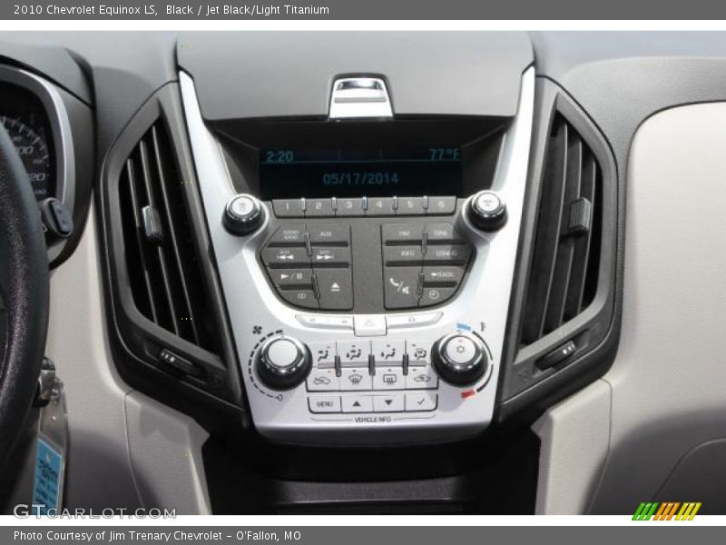 Black / Jet Black/Light Titanium 2010 Chevrolet Equinox LS