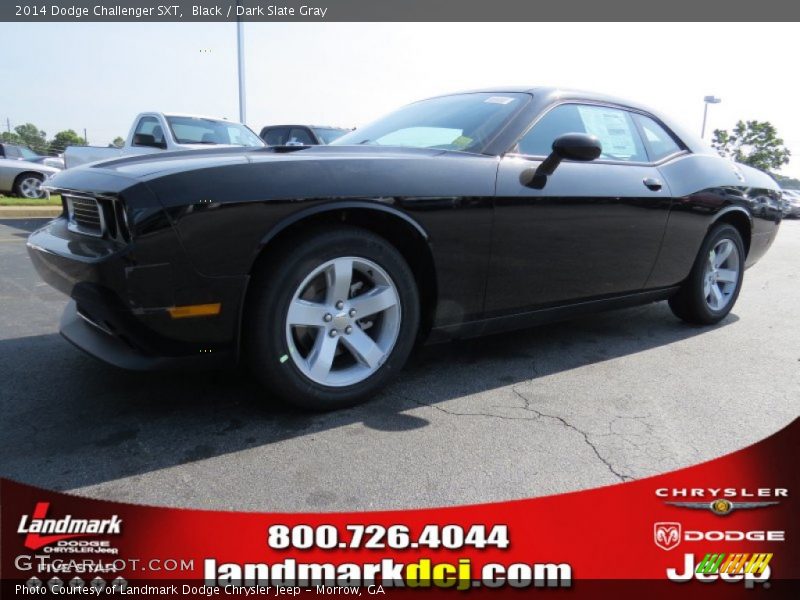 Black / Dark Slate Gray 2014 Dodge Challenger SXT