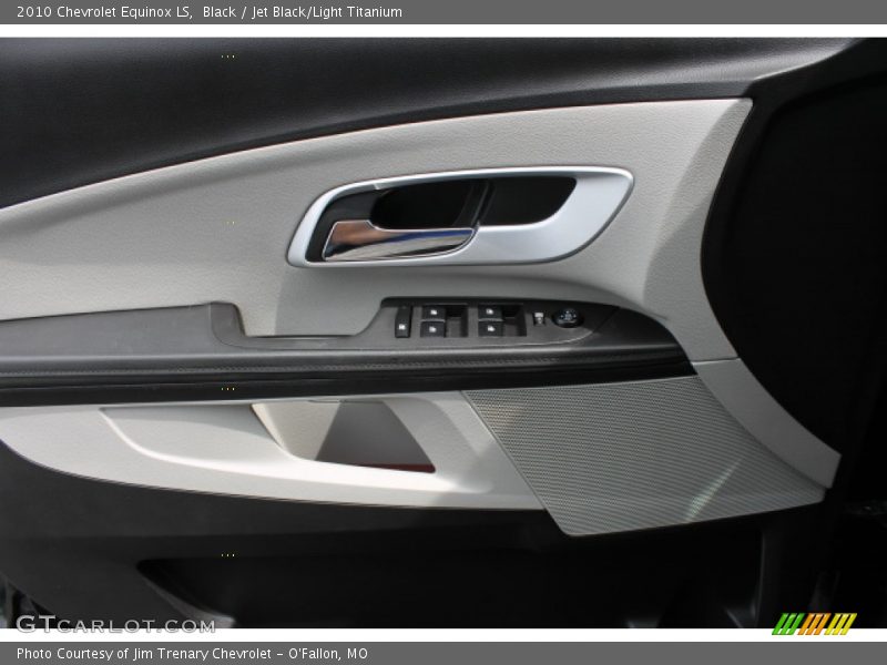 Black / Jet Black/Light Titanium 2010 Chevrolet Equinox LS