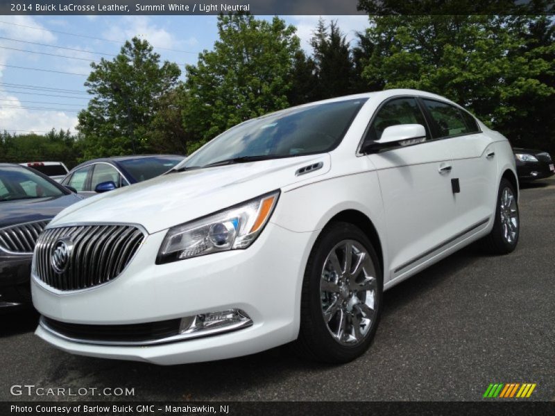 Summit White / Light Neutral 2014 Buick LaCrosse Leather