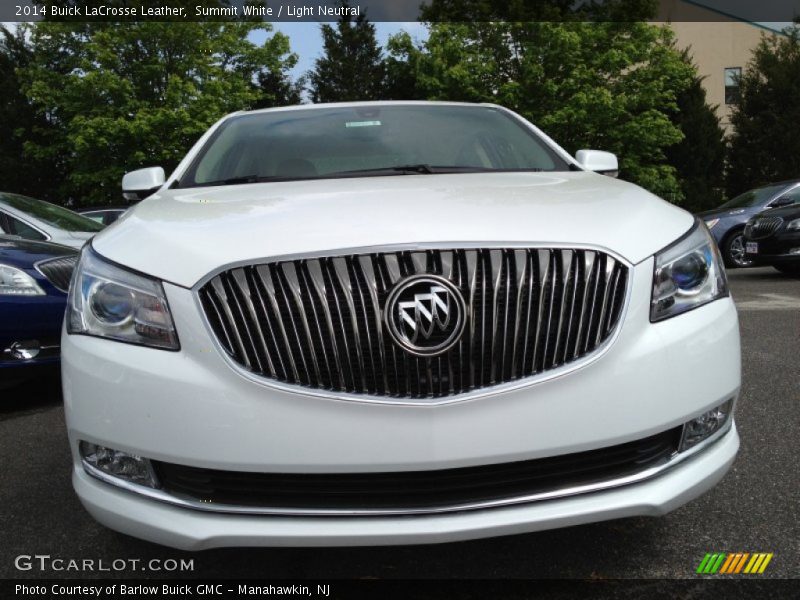 Summit White / Light Neutral 2014 Buick LaCrosse Leather