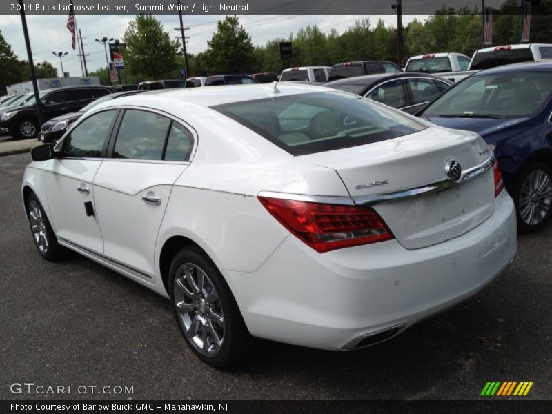 Summit White / Light Neutral 2014 Buick LaCrosse Leather
