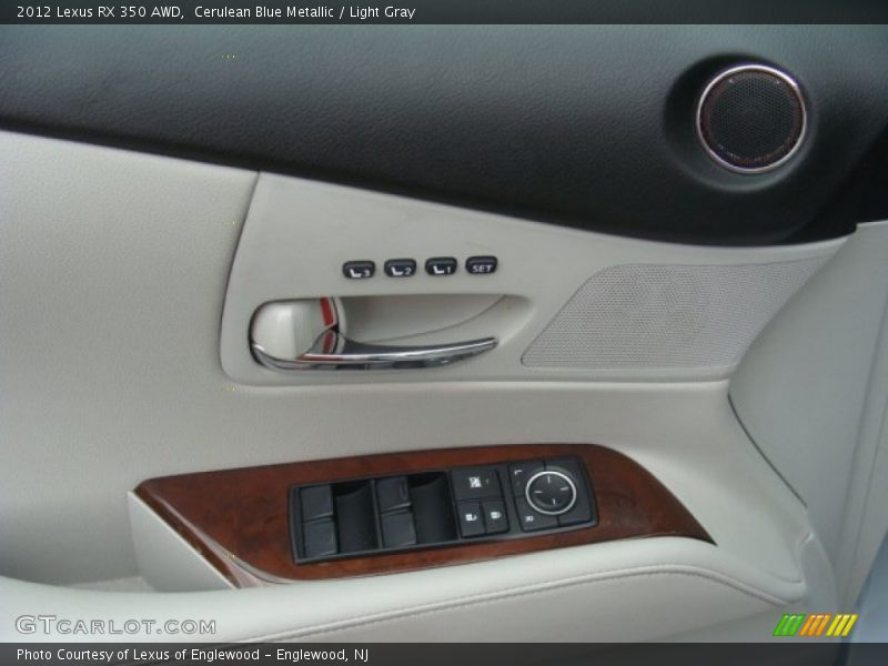 Cerulean Blue Metallic / Light Gray 2012 Lexus RX 350 AWD