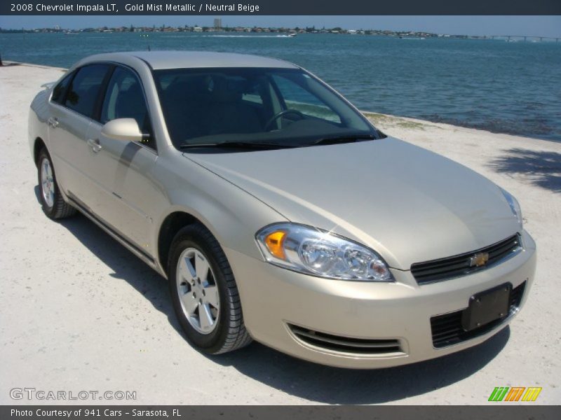 Front 3/4 View of 2008 Impala LT