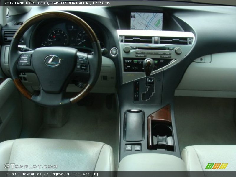 Cerulean Blue Metallic / Light Gray 2012 Lexus RX 350 AWD