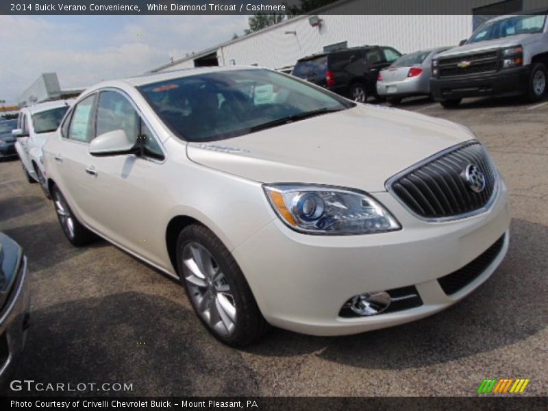 White Diamond Tricoat / Cashmere 2014 Buick Verano Convenience