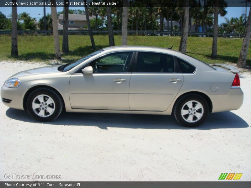  2008 Impala LT Gold Mist Metallic