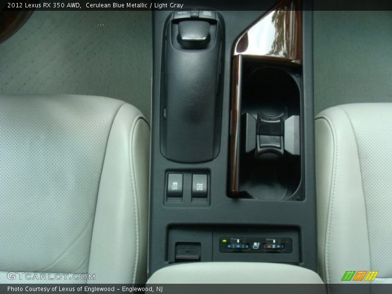 Cerulean Blue Metallic / Light Gray 2012 Lexus RX 350 AWD