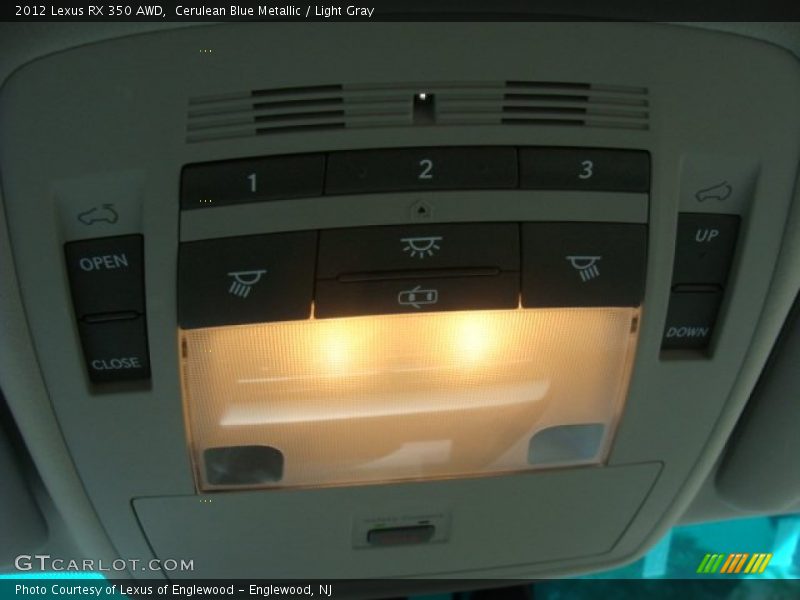 Cerulean Blue Metallic / Light Gray 2012 Lexus RX 350 AWD