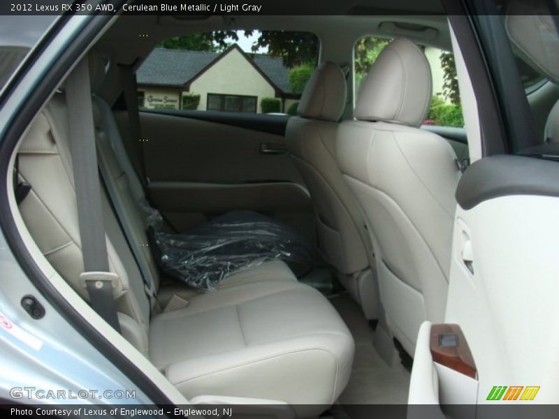 Cerulean Blue Metallic / Light Gray 2012 Lexus RX 350 AWD