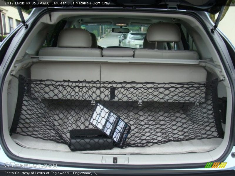 Cerulean Blue Metallic / Light Gray 2012 Lexus RX 350 AWD